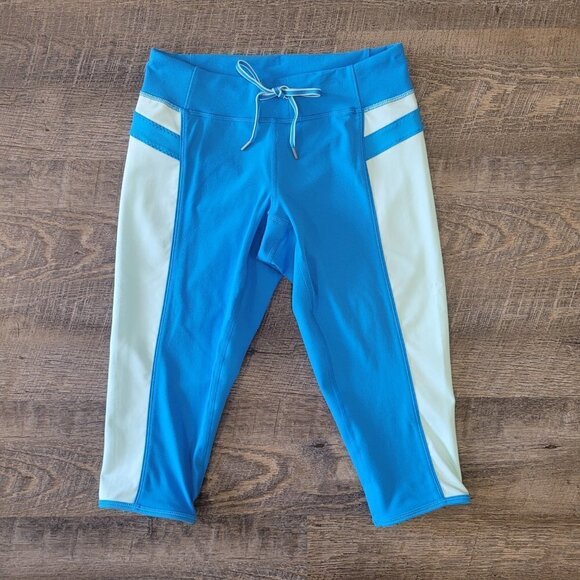 LULULEMON | Heat It Up Crop Legging Blue 16" | Sz. 6 - Picture 8 of 12